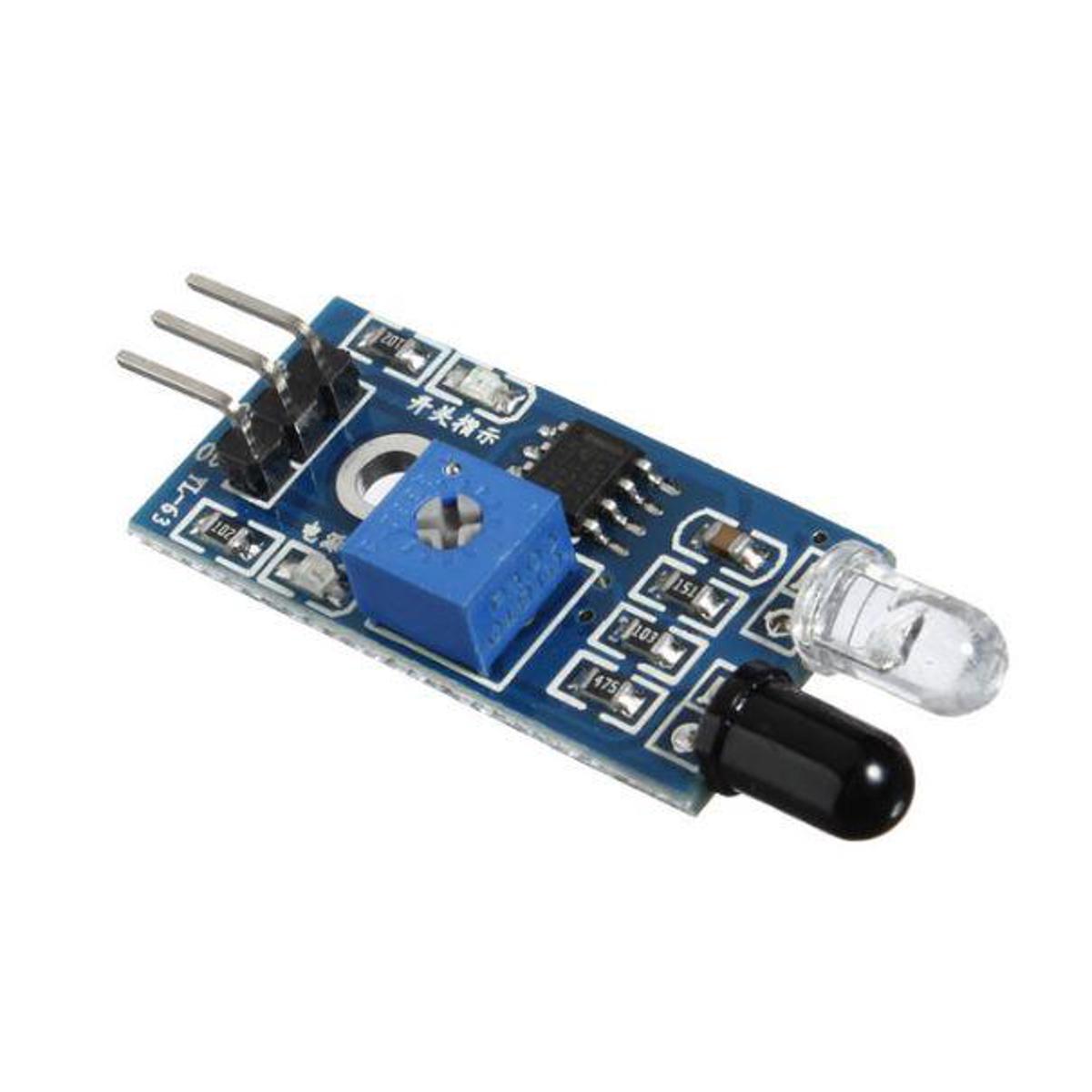 Picture of IR Sensor, Infrared Obstacle Avoidance Sensor For Arduino Smart Car Robot