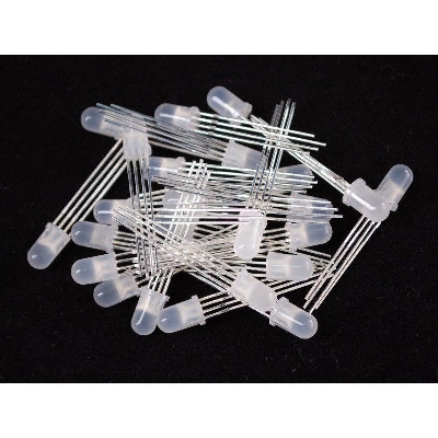 Picture of Diffused RGB (tri-color) LED- (10 Pcs Pack)