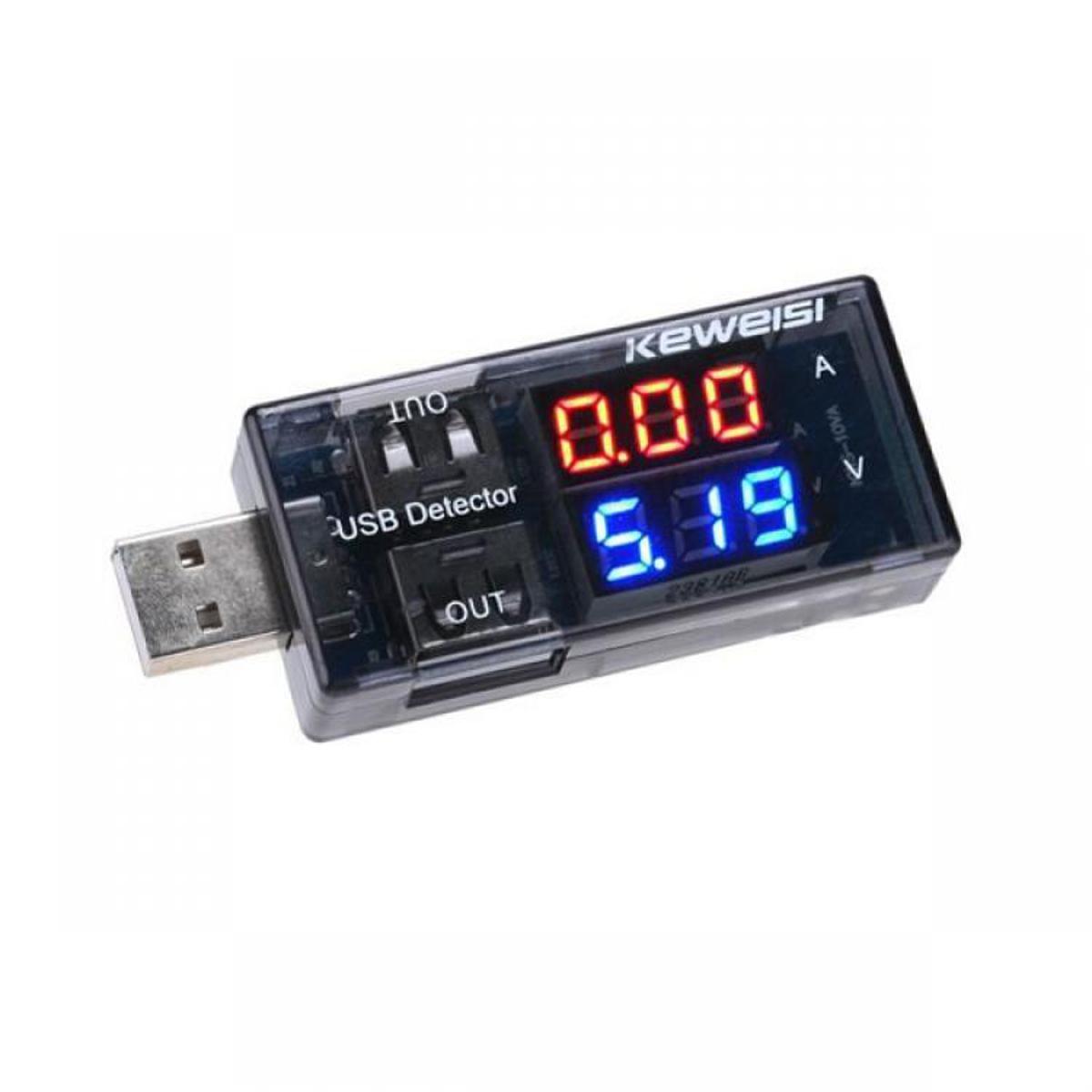 Picture of Dual Usb Voltage & Current Tester - Dual Display USB Current Voltage Meter DC Charging Detector Tester