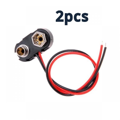 Picture of 9v ব্যাটারি টার্মিনাল-সোজা-2 পিস - lithium battery