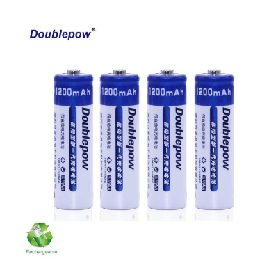 Picture of AA Batteries, 4 Pcs High Quality 1.2V Rechargeable Battery, 1200mAh- DoublePow