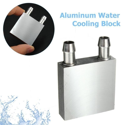 Picture of Aluminum Water Cooling Block for CPU Graphics Radiator Heatsink- 40*40*12