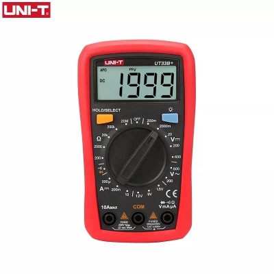 Picture of UNI-T UT33B+  Digital Multimeter - Auto Backlight Off - Loud Buzzer - Ergonomically Designed Rotary Switch - Battery Tester