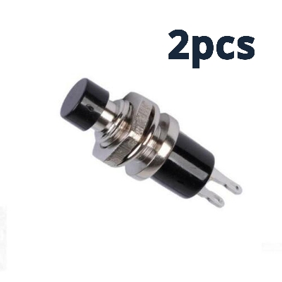 Picture of Push Switch, Black- 2 Pin