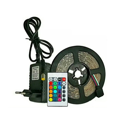 Picture of RGB Led Strip Light 2835 DC12V 5 Meter Waterproof Flexible- 4 Color
