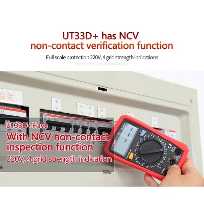 Picture of UNI-T UT33A+ Digital Pocket Multimeter Resistor Capacitor Diode Tester Backlight Auto Shutdown