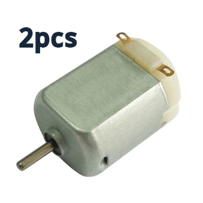 Picture of 3-6V DC Motor Micro Motor For Small Toy-white- 2pcs