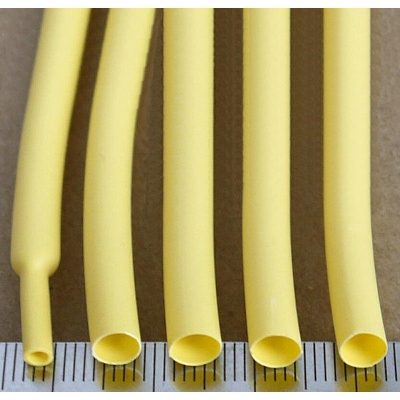 Picture of Heat Shrink Tube- 3mm, Yellow