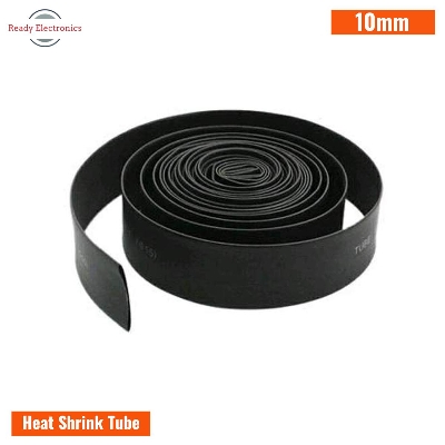 Picture of Heat Shrink Tube 10mm Black- 1 Meter