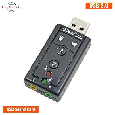 Picture of USB Sound Card- Black