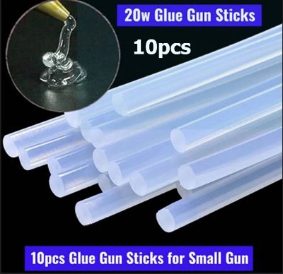 Picture of Glue Sticks for 20W Glue Gun - Small Size - 10pcs | Versatile Adhesive Solution for Crafting and DIY Projects