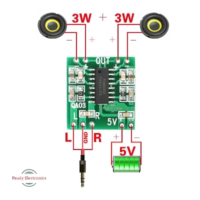 Picture of PAM8403 Digital Amplifier 3W Dual Channel