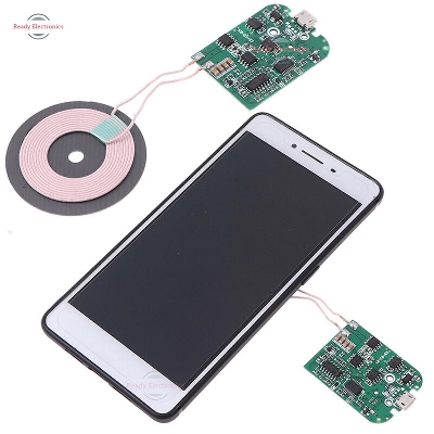 Picture of Universal Portable 15W Qi Fast Charging Wireless Charger PCBA DIY standard Accessories transmitter module coil circuit board