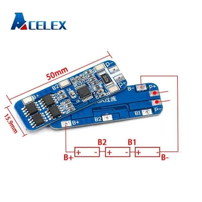 Picture of Empower Your Energy Solutions: 3S 12V 18650 10A BMS Charger Li-ion Lithium Battery Protection Board"