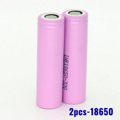 Picture of 18650 Battery, 3.7v 18650 Model Rechargeable Battery, Rechargeable Battery- 2pcs