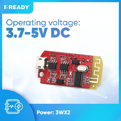 Picture of Micro USB DC 3.7V 5V Digital Audio Amplifier Board Double Dual Plate DIY Bluetooth Speaker Change Sound Module - Refine and Excellent