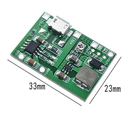 Picture of High Quality - 3.7V 9V 5A Adjustable Step Up 18650 Lithium Battery Charging and Discharge Integrated Module - Reliable and Durable - battery 12v