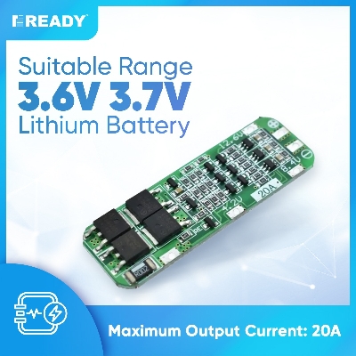 Picture of Efficient Power Management: 3S 20A 18650 Lithium Battery Charger BMS Protection Board for Drill Motors - Simplifying Usage and Maintenance