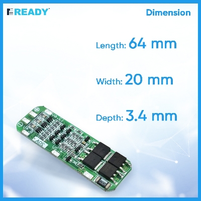 Picture of Efficient Power Management: 3S 20A 18650 Lithium Battery Charger BMS Protection Board for Drill Motors - Simplifying Usage and Maintenance