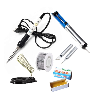 Picture of 60W Soldering Iron XCY 908 Adjustable | Complete Soldering Iron Combo - 6pcs Set for Precision Work