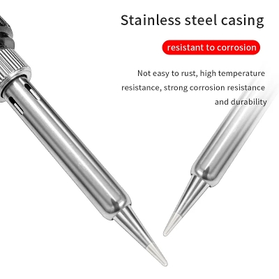 Picture of 60W Soldering Iron XCY 908 Adjustable | Complete Soldering Iron Combo - 6pcs Set for Precision Work