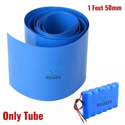 Picture of Heat Shrink Tube Li-ion Wrap Skin 14500 18650 26650 PVC Shrinkable Tubing Tape- 50mm