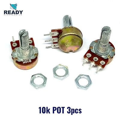 Picture of 10K POT- 3pcs DIY Kit for various use- Potentiometer