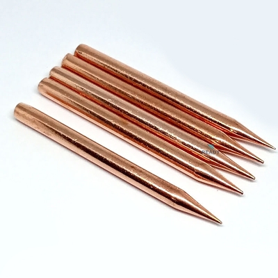 Picture of 60W Soldering Iron - Copper Beat, Copper Tip, Copper Soldering Tip | Reliable and Efficient Tool for DIY Electronics and Repairs