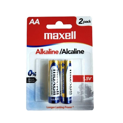 Picture of Maxell Alkaline Battery AA- 2pcs - Battery - Battery