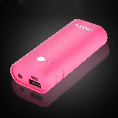 Picture of Power Bank Case, Multicolor Candy Color Fashion 5V 1A Storage Case Box 2X 18650 Usb Power Bank Battery Charger Case Diy Box For 18650 Battery For 2 Battery Power Bank - Solar Panel