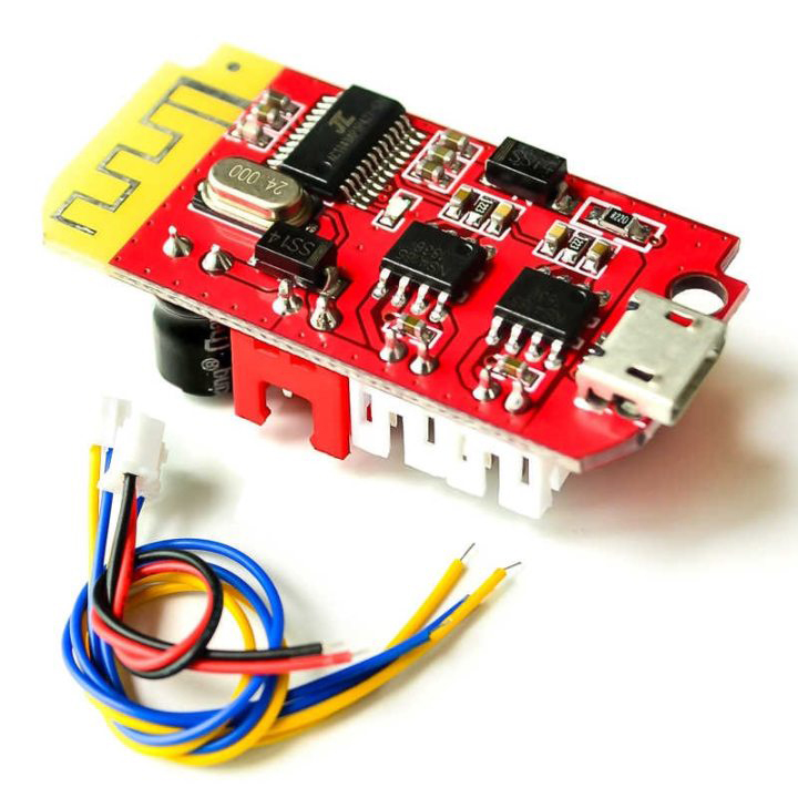 Picture of CT14 Bluetooth 4.2 5V 2A Mini Stereo Power Amplifier Board 5W+5W It features Bluetooth 4.2 connectivity for wireless streaming