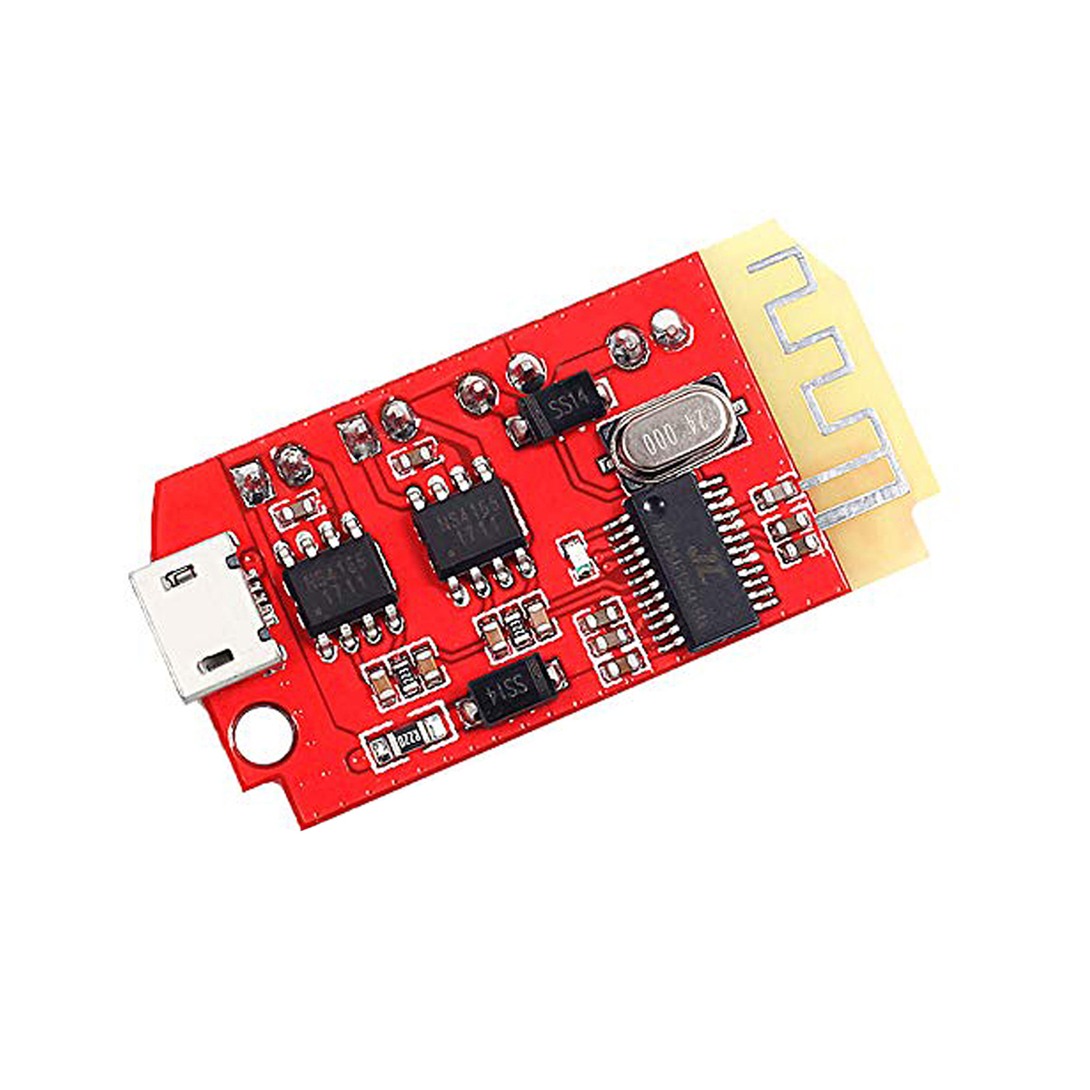 Picture of CT14 Bluetooth 4.2 5V 2A Mini Stereo Power Amplifier Board 5W+5W It features Bluetooth 4.2 connectivity for wireless streaming