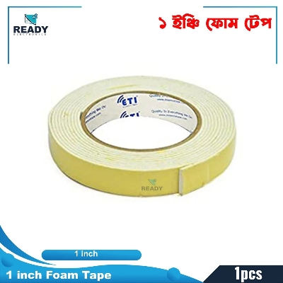 Picture of Versatile Bonding Solution: 1 Inch Double-Sided Foam Tape with Strong Adhesive – Easy Application and Maintenance"