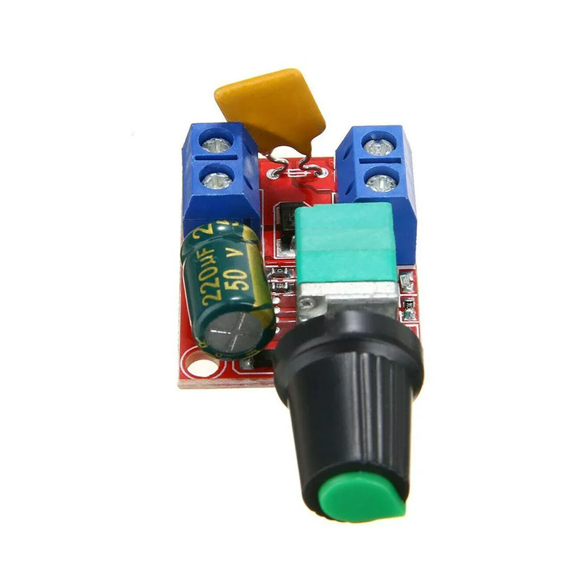 Picture of DC Motor PWM Speed ​​Controller 3V-35V Speed ​​Control Switch LED Dimmer-5 A - Easily Adjust and Control Motor Speed and LED Brightness - Reliable
