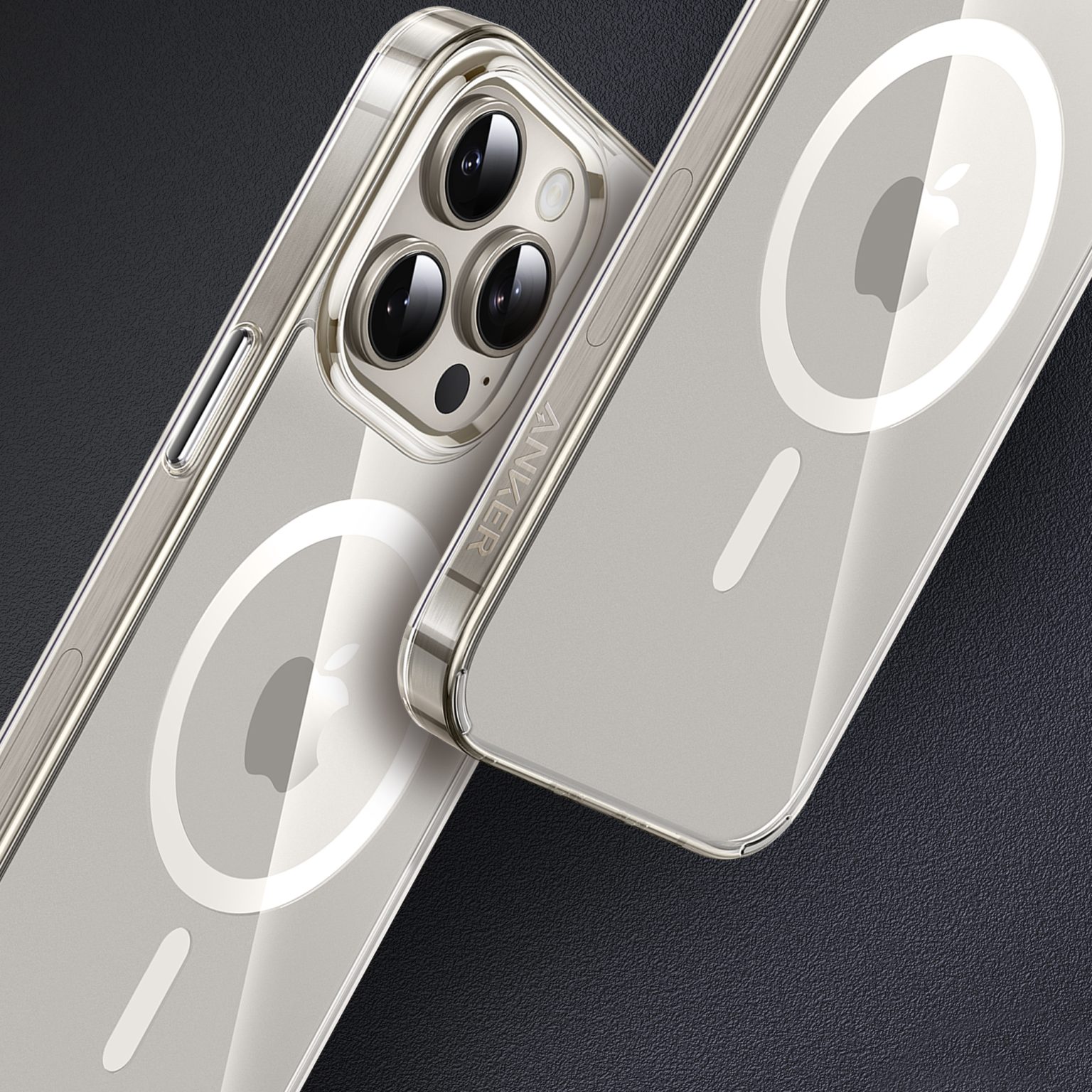 Picture of Anker iPhone 15 Pro Magnetic Clear Case