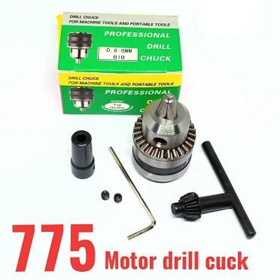 Picture of D775 Drill Chuck, Mini Hand Drill Press, DIY Kit (0.6 - 6.0 mm bit supported)