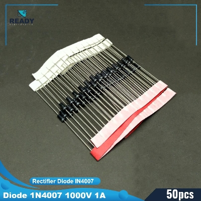 Picture of 50pcs - Diode 1N4007 1000V 1A General Purpose Rectifier Diode