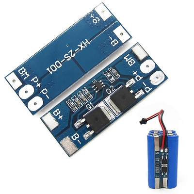 Picture of 2S LI-ION BATTERY CHARGER PROTECTION BOARD 2S BMS