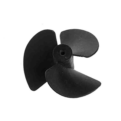 Picture of RC Boat 40mm Fan 3 Shaft Hole 2mm Plastic 3 Vane Paddle 40mm Diameter