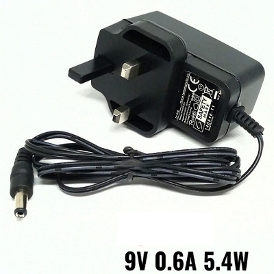 Picture of 9V 0.6A 5.4W Adapter Charger Power Supply for Router- 1pcs - Multi Plug - Multi Plug