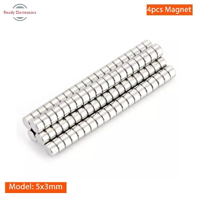 Picture of 5x5mm N52 Magnet ToysPowerful Creative NdFeB Round For Kid and Adult- 4pcs