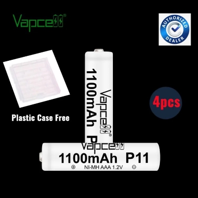 Picture of Vapcell P11 AAA 1100mah 1.2V for Camera Remote and others use High Capacity 1100mah 1.2v Size AAA Triple A Ni-MH Rechargeable Batteries- 4pcs