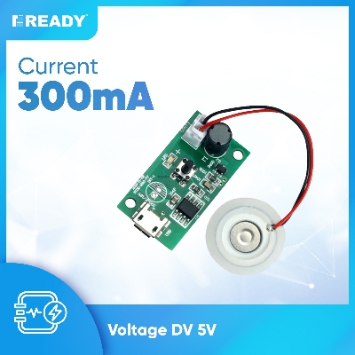 Picture of Ultrasonic Mist Maker Atomizing Fogger Humidifier Module - D20mm Mist Maker Circuit for Efficient Fog Generation Circuit