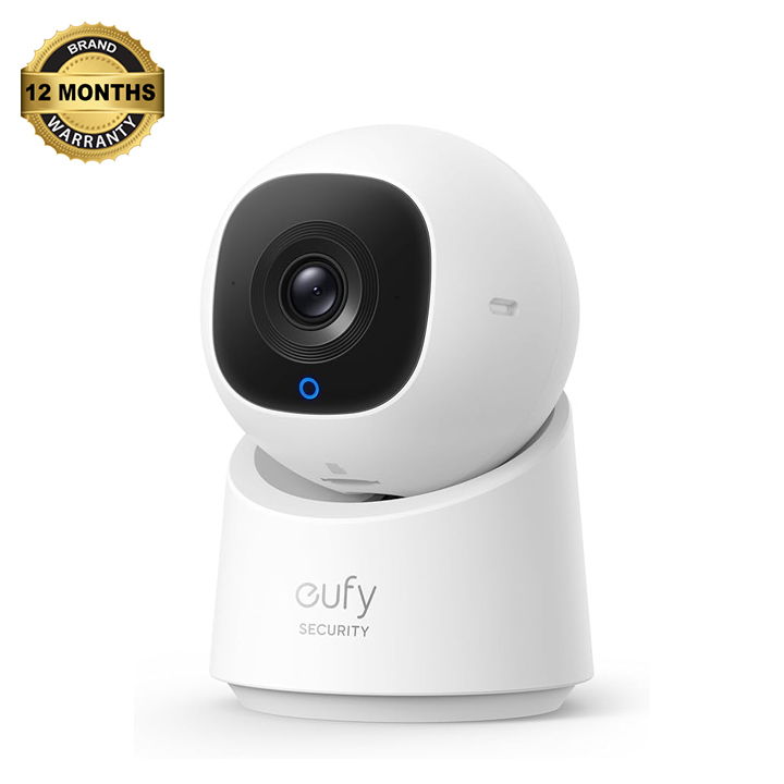 Picture of Eufy Security Indoor Cam C220 | 2K Resolution Smart Security Camera with 360° coverage, Human/Motion Detection, AI Tracking, Compatible with Alexa and Google Assistant, Night Vision