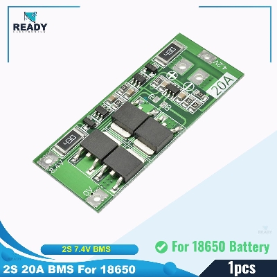 Picture of 2S 20A Li-ion Lithium Battery Charger Protection Board PCB BMS For 20A Current Drill Motor 8V 9V Lipo Cell Module Enhanced