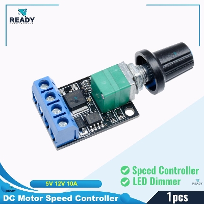 Picture of Dc Motor Speed Controller 5V 12V 10A Pwm Dc Motor Speed Controller Governor Stepless Speed Regulator Led Dimmer Speed Control For Home Led Light Control - Solar Panel
