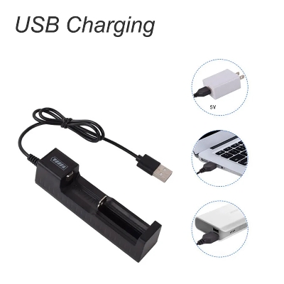 Picture of ABS - Reliable Overheat - Overcurrent - Overcharge and Over discharge Protection - Battery Charger - For 18650 16340 14500 AA AAA CR123A