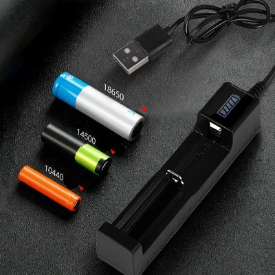 Picture of ABS - Reliable Overheat - Overcurrent - Overcharge and Over discharge Protection - Battery Charger - For 18650 16340 14500 AA AAA CR123A