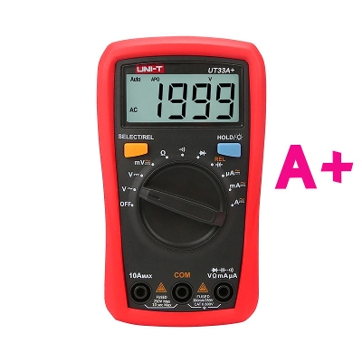 Picture of UNI-T UT33A+ High-Precision Automatic Anti-Burning Portable Digital Electrician Multimeter Backlight Universal Table
