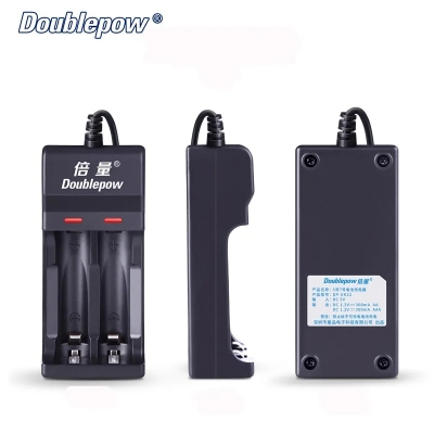 Picture of Doublepow UK22 2 bay NiMH NiCD AA AAA Battery Charger With USB Port for Rechargeable Batteries